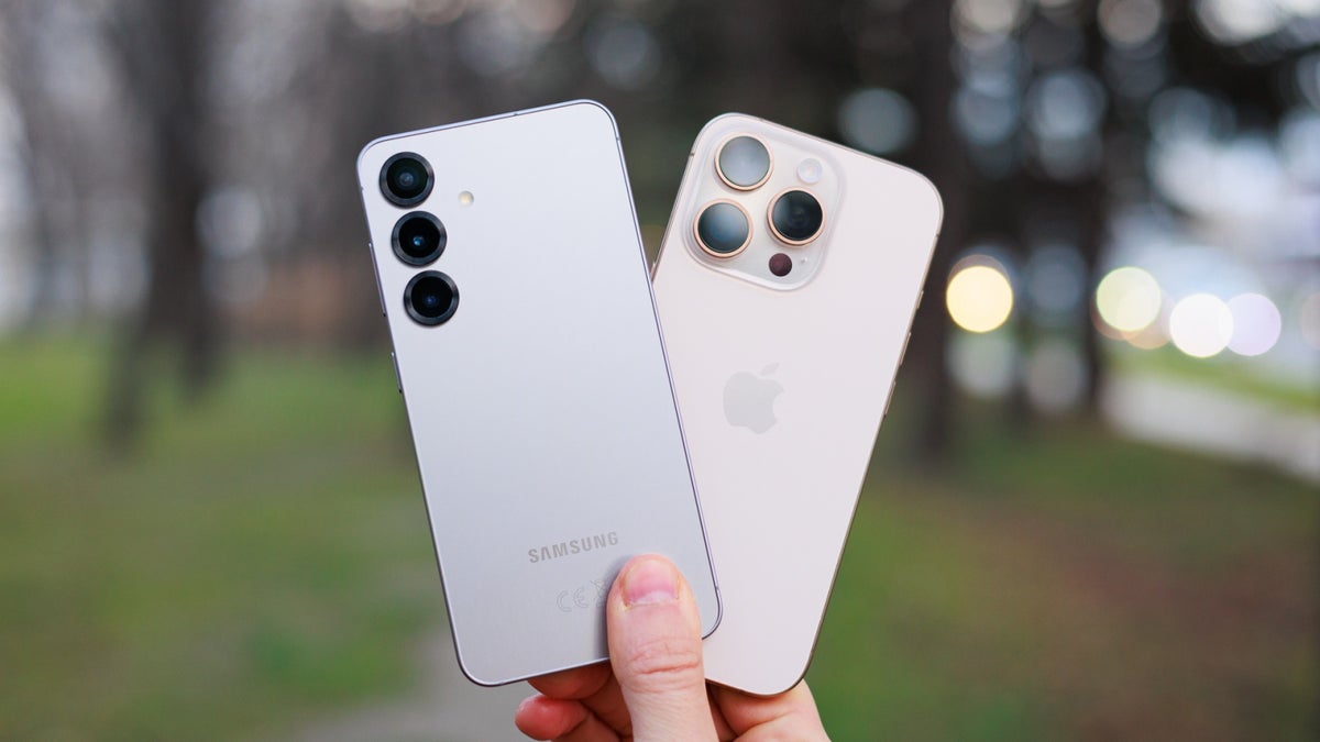 Samsung Galaxy S25 and Apple iPhone 16 Pro