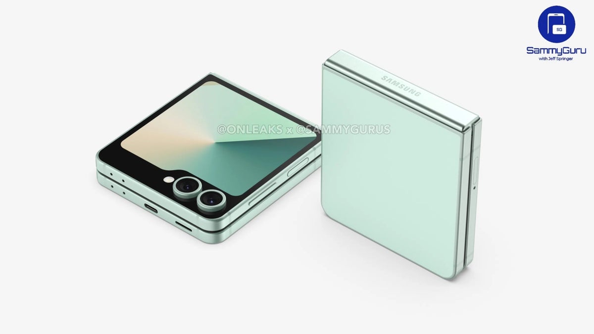 Leaked Samsung Galaxy Z Flip 7 FE renders