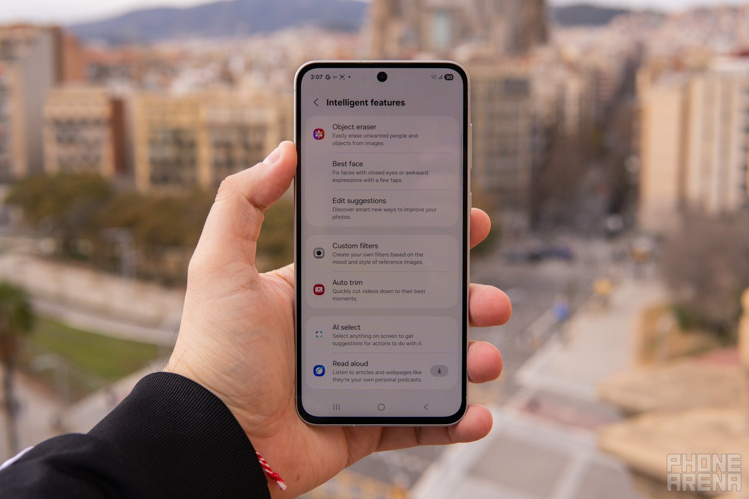 Awesome Intelligence is the mid-range Galaxy AI (Image by PhoneArena) - Samsung Galaxy A56 5G Review: A mid-range contender approaches