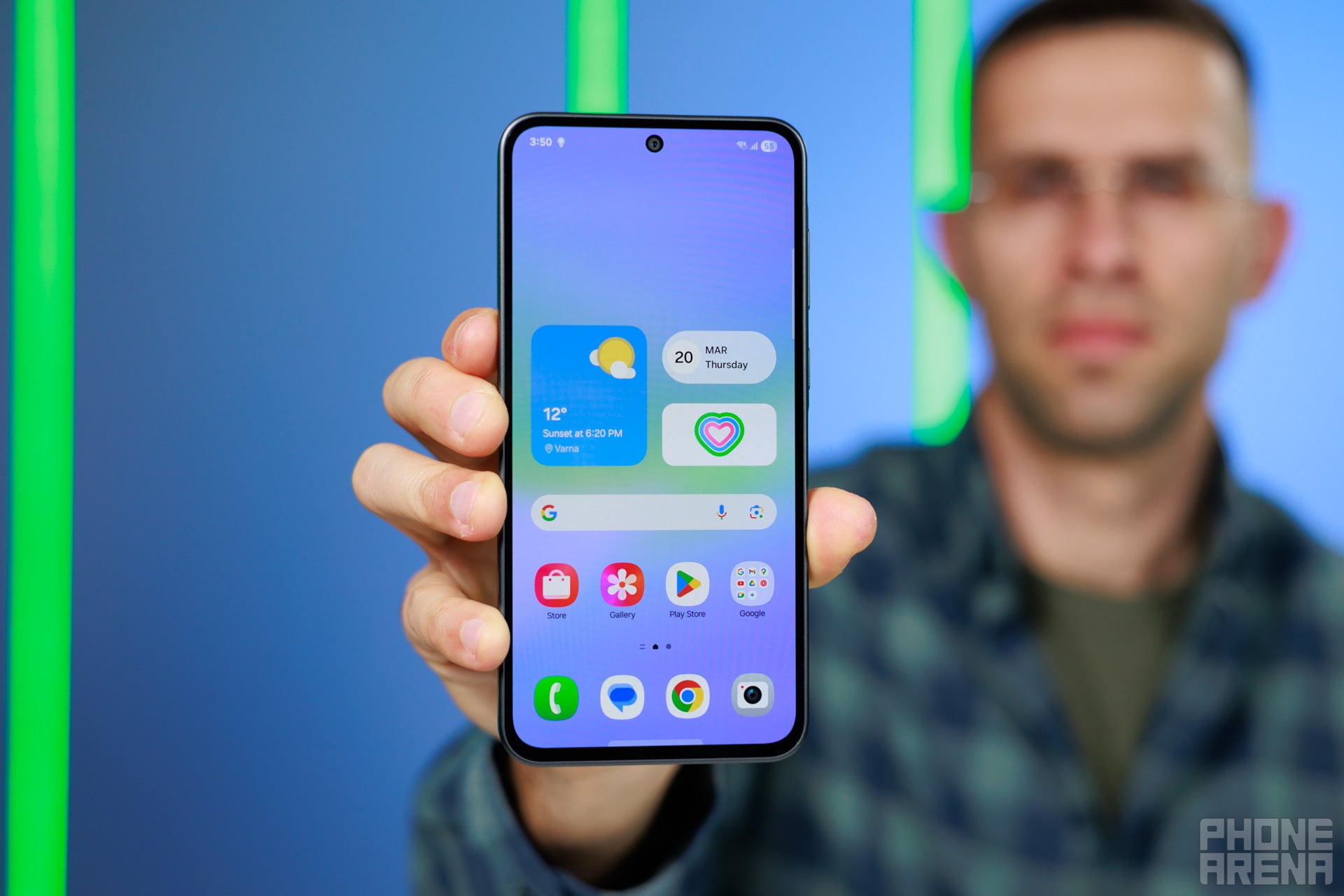 It's an okay display, all things considered, but nothing extraordinary (Image by PhoneArena) - Samsung Galaxy A36 Review: Mid-range goodness, but can it hold off its rivals?