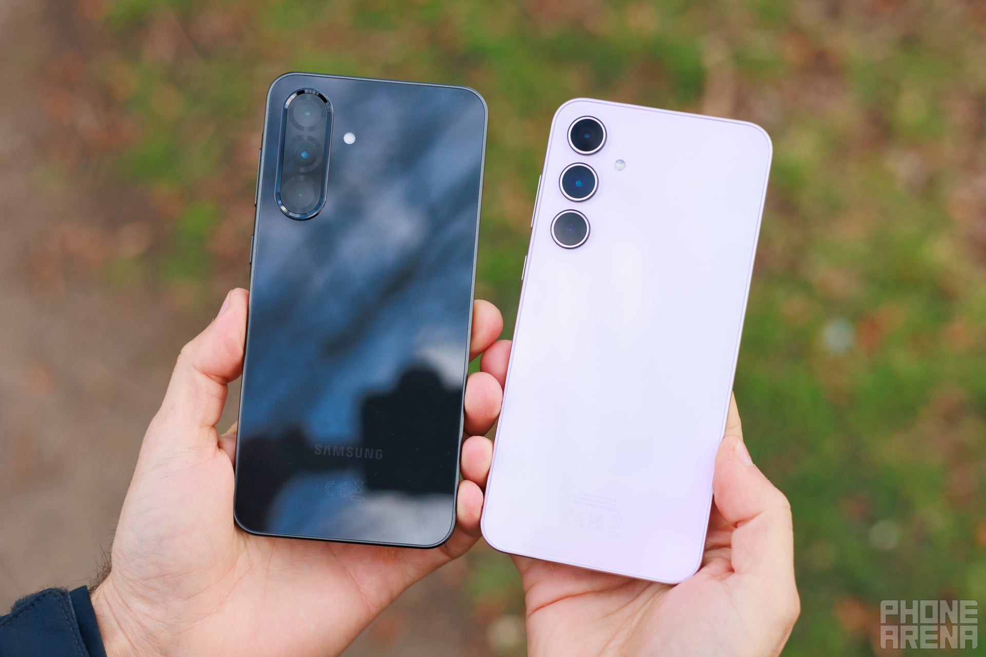 The camera design is the most significant difference here (Image by PhoneArena) - Samsung Galaxy A36 5G vs Galaxy A35 5G: Main differences